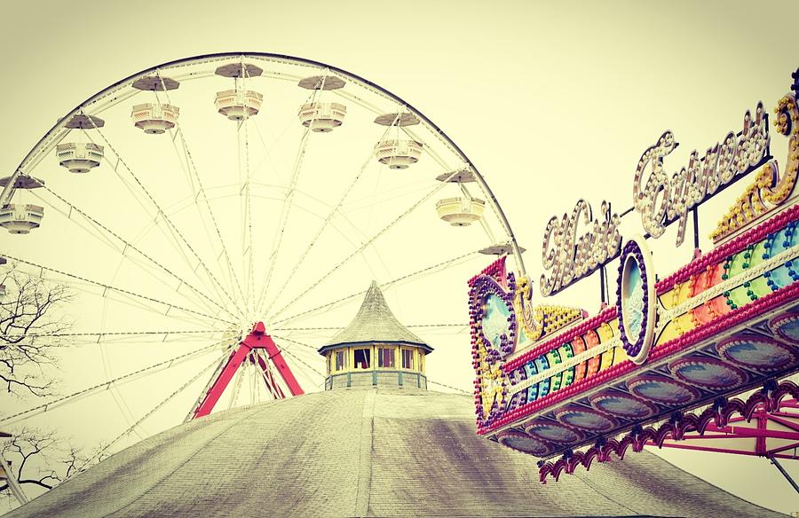 Amusement park fun Photograph by Natalia Baquero
