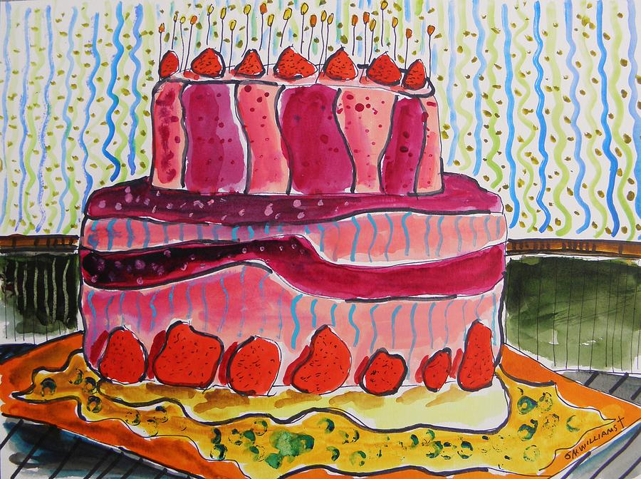 Amys Special Cake Painting by John Williams