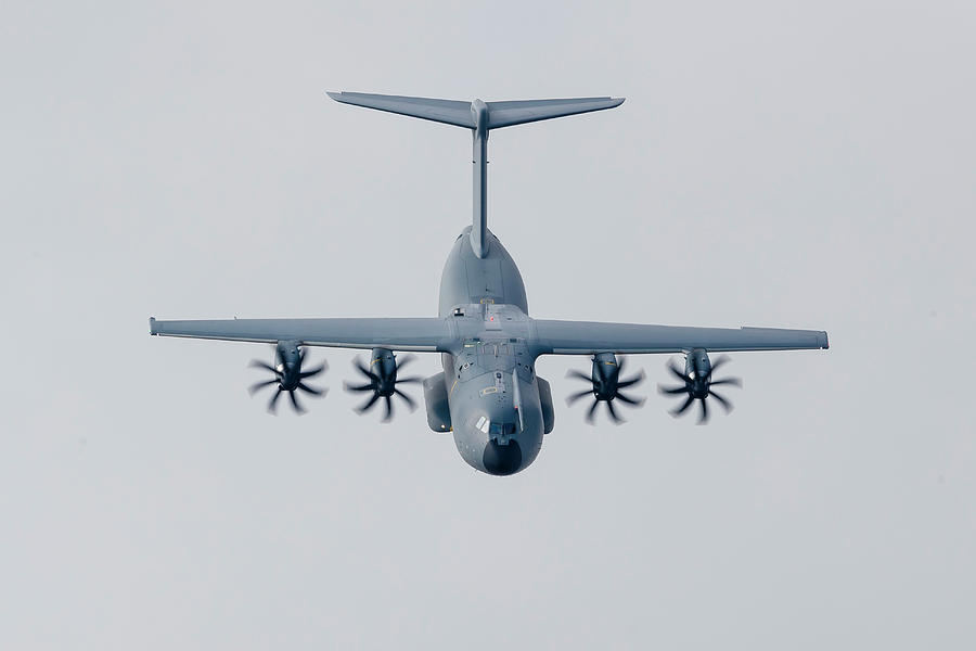 An A400m Atlas Dives In Towards Raf Photograph by Rob Edgcumbe