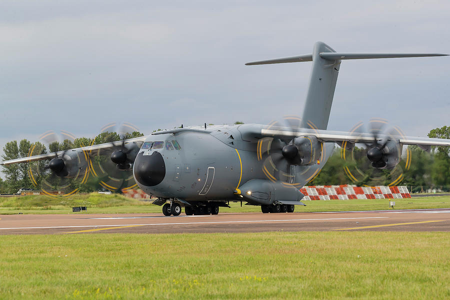 An A400m Atlas Taxis Photograph by Rob Edgcumbe