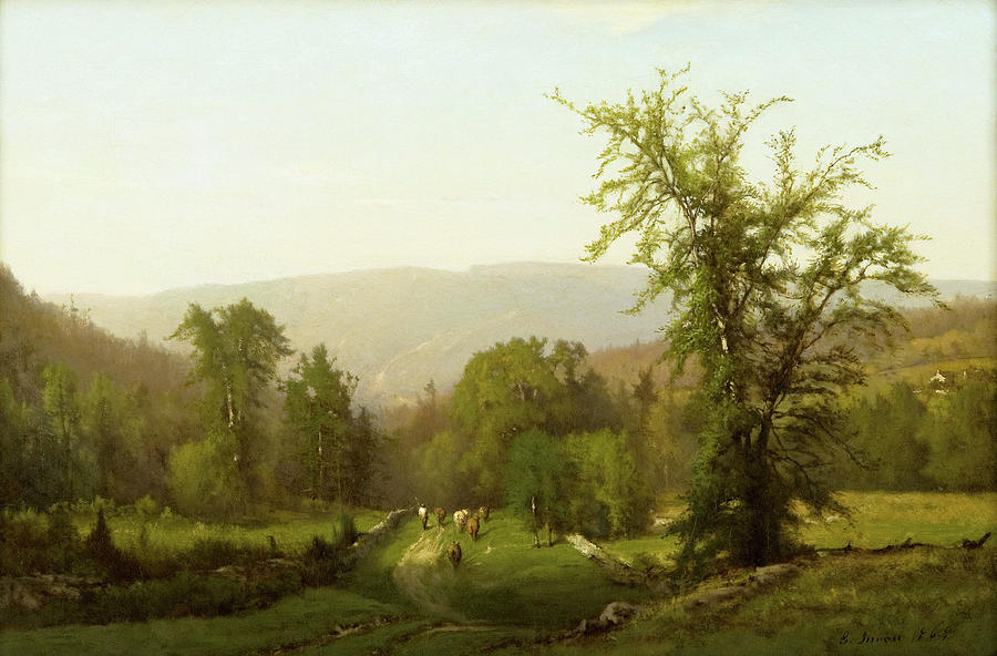 Landscape Painting - An Adirondack Pastorale by George Inness