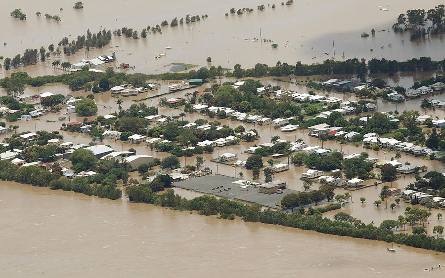 An Aerial View of Partially Submerged Photograph by Daniel Munoz - Fine ...