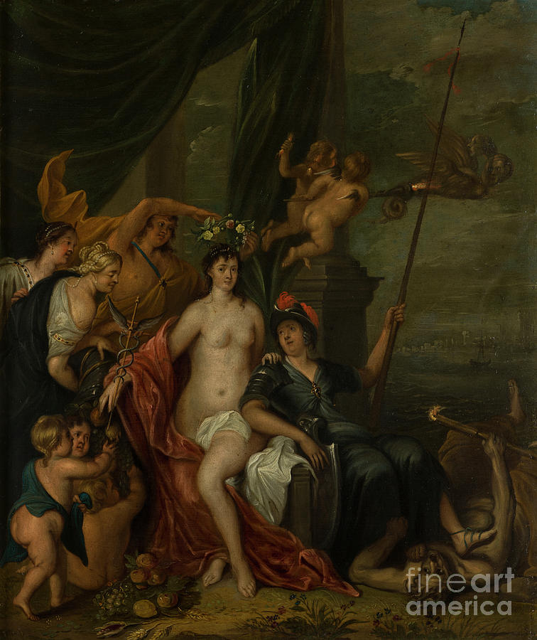 An Allegorical Painting Of Peace Painting by Flemish School