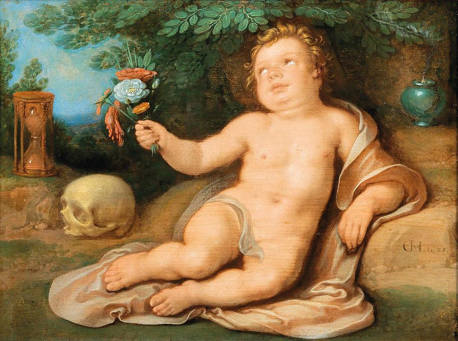 An Allegory of Vanitas Painting by Cornelis Cornelisz van Haarlem