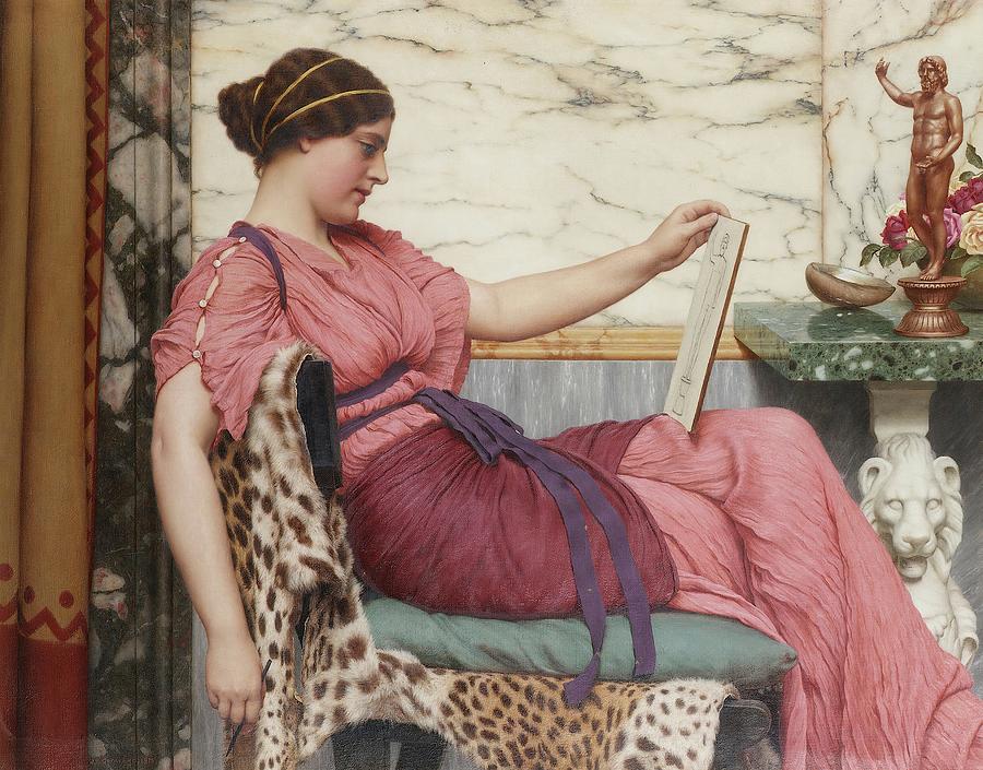 Classical Painting - An Amateur by John William Godward