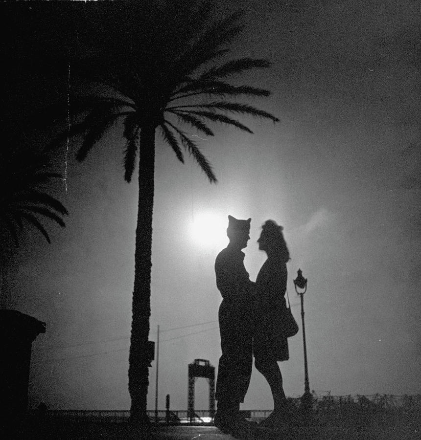 An American Gi And His French Girlfriend Photograph by David E. Scherman An American Gi And His French Girlfriend Photograph by David E. Scherman