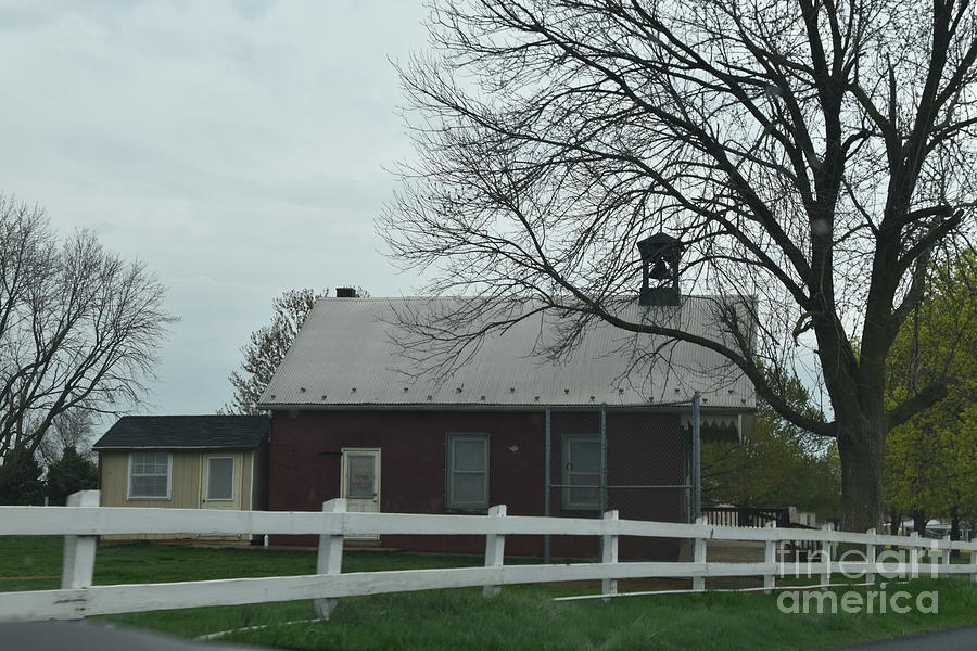 An Amish Schoolhouse in Mid Spring Photograph by Christine Clark