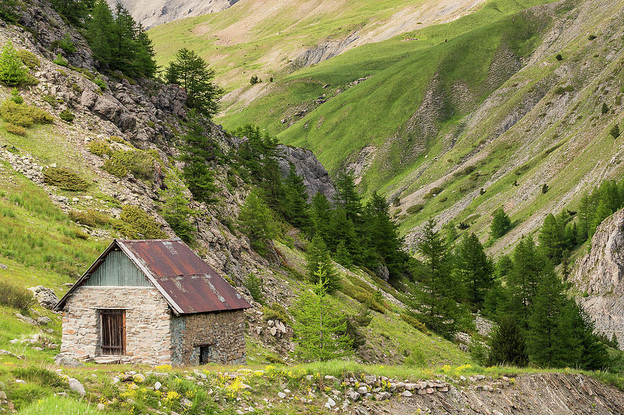 An ancient barn - French Alps - 5 Photograph by Paul MAURICE