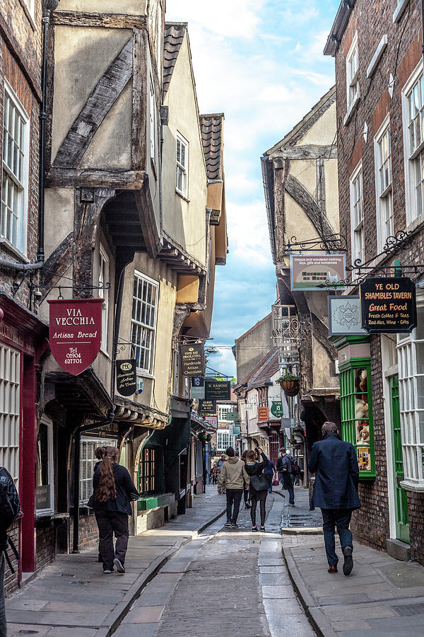 An Ancient Street in York Photograph by W Chris Fooshee