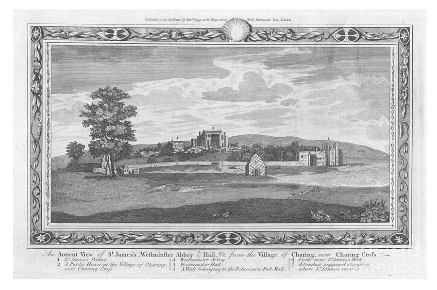An Ancient View Of Stjamess Drawing by Print Collector