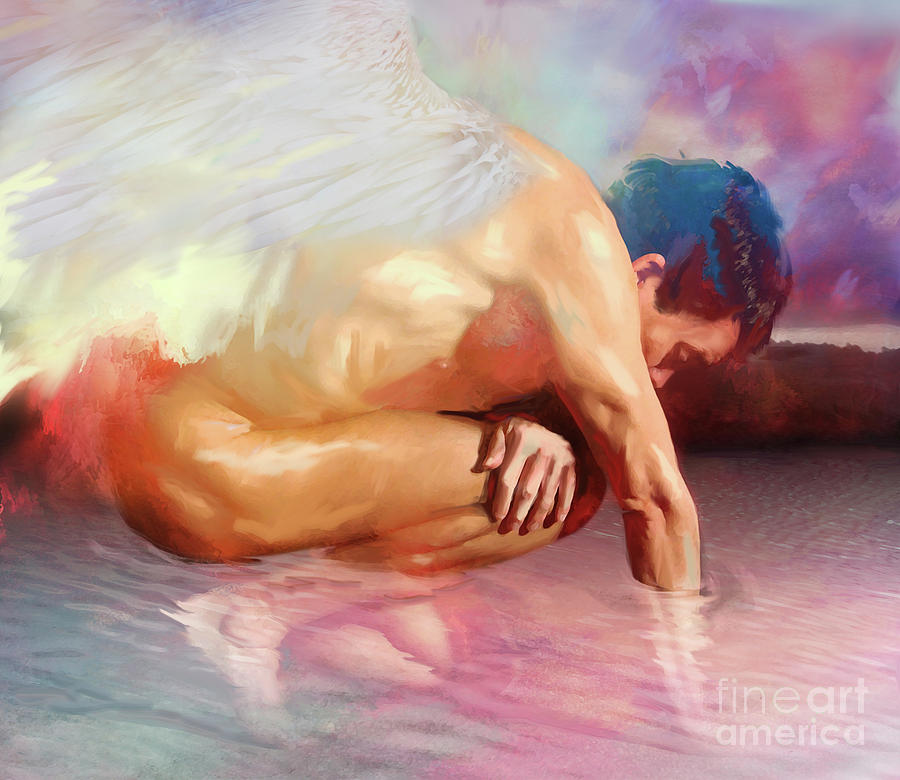 An Angel Falls Digital Art by Marissa Maheras