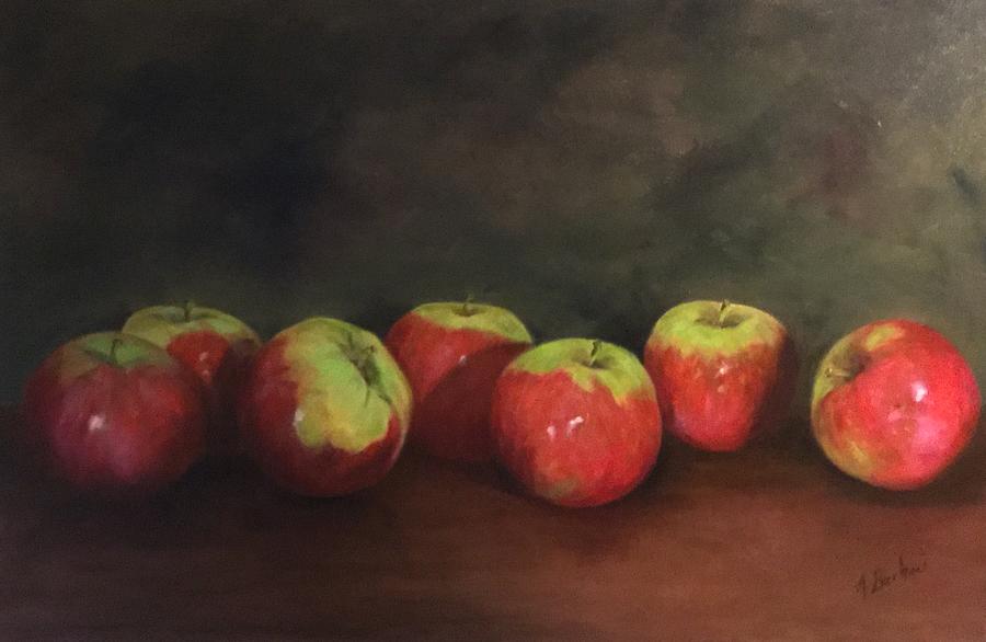An Apple A Day Painting by Anne Barberi