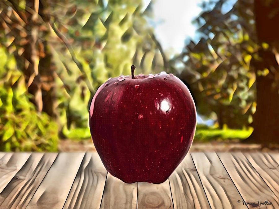 An Apple A Day Digital Art by Teresa Trotter