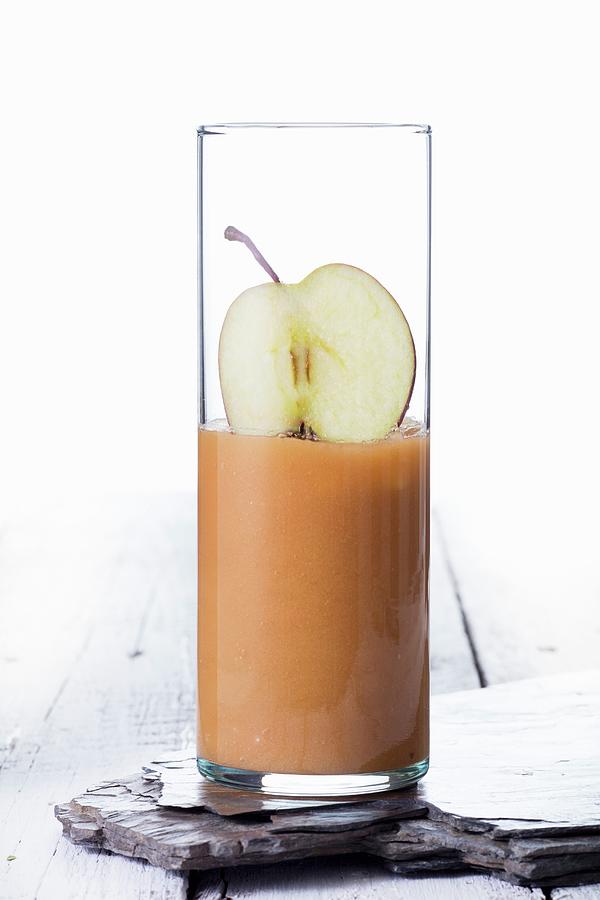 An Apple Smoothie Photograph by Jan Prerovsky