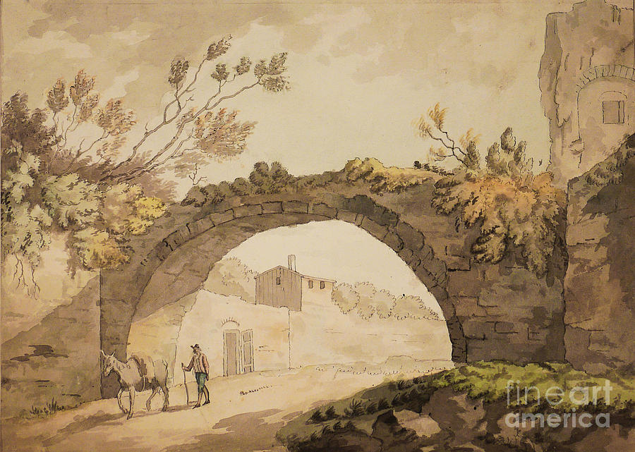 An Archway In Italy Painting by John Herman Merivale - Fine Art America