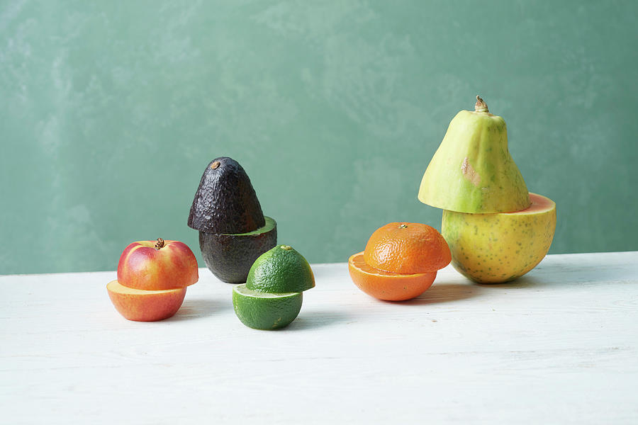 An Arrangement Of Halved Fruits Photograph by Nikolai Buroh