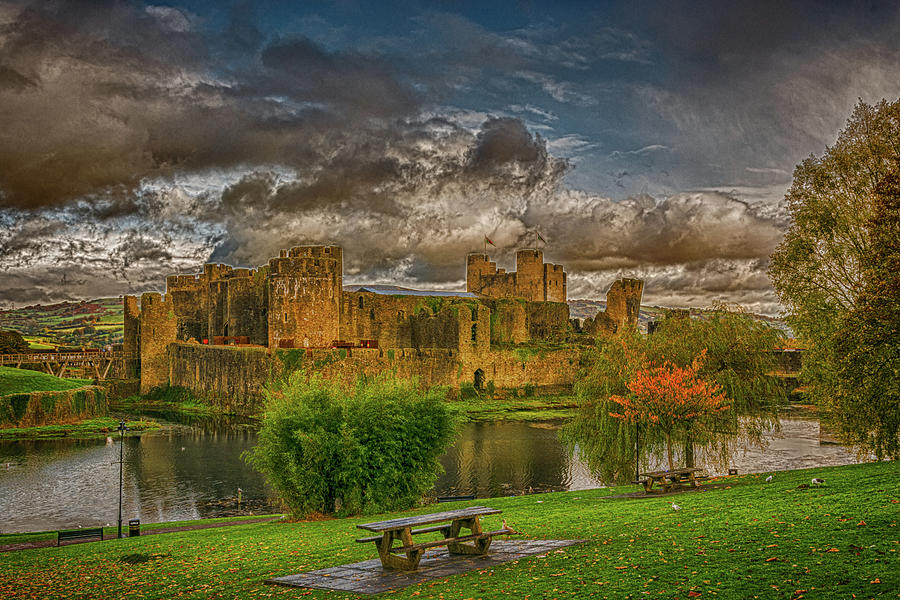 An Autumnal Castle Photograph by Steve Purnell