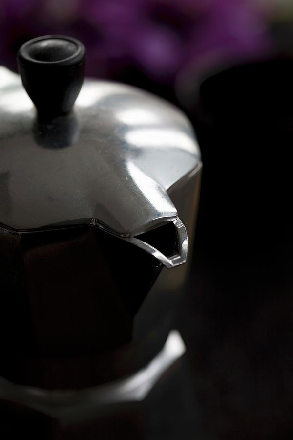 An Espresso Jug close-up Photograph by Martina Schindler