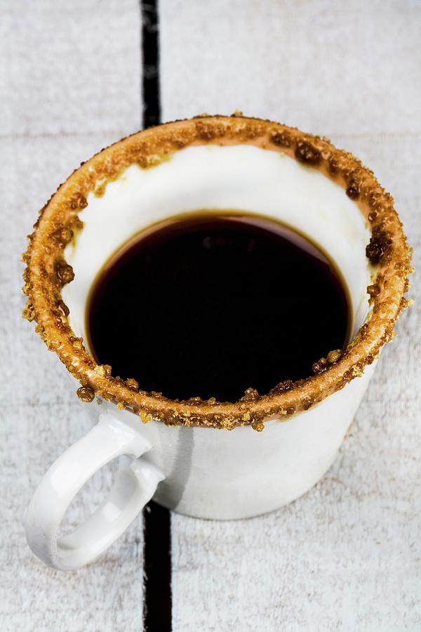 An Espresso With A Sugared Edge Photograph by Foodandvicious