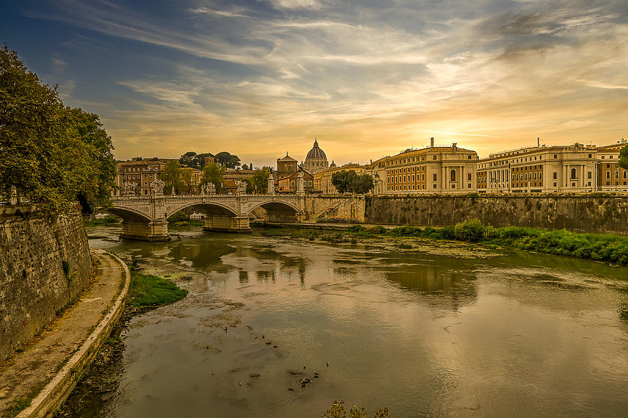 City Photograph - An Evening In Rome by Robert Stienstra
