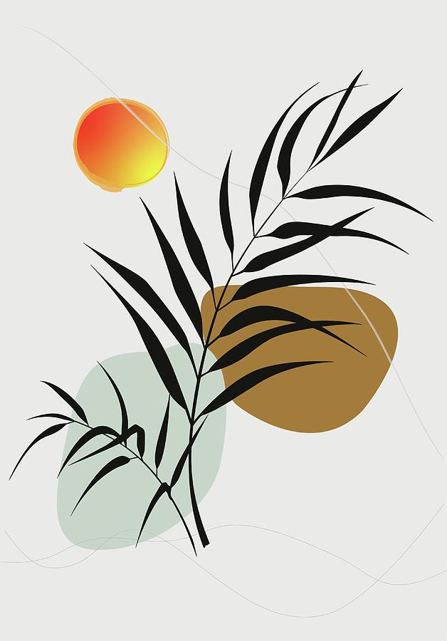Flower Digital Art - An Illustration Of Abstract Botanical by WireStock