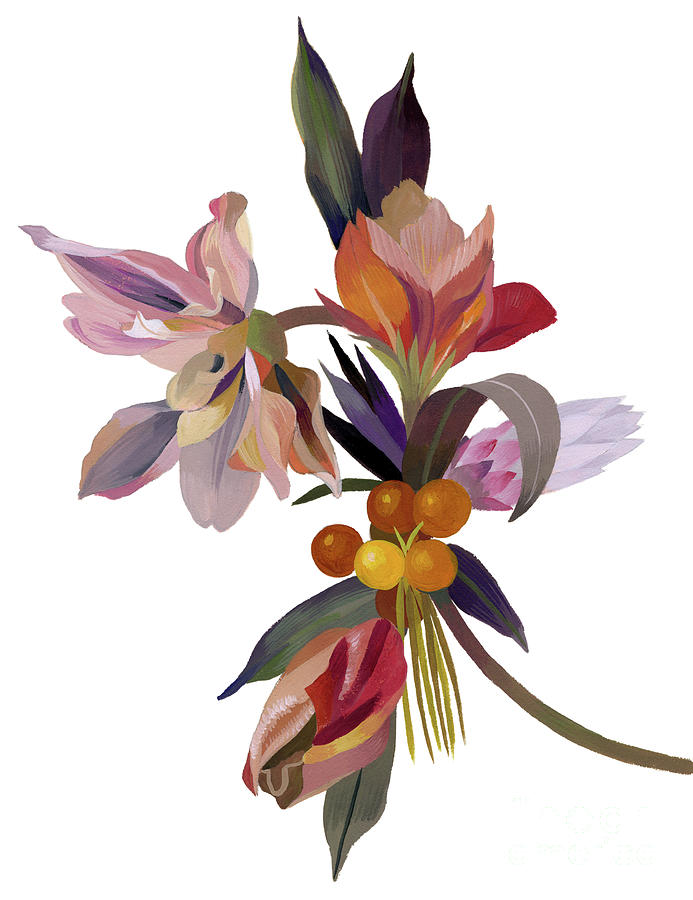 An Imaginary Flower Based On A Tulip Painting by Hiroyuki Izutsu
