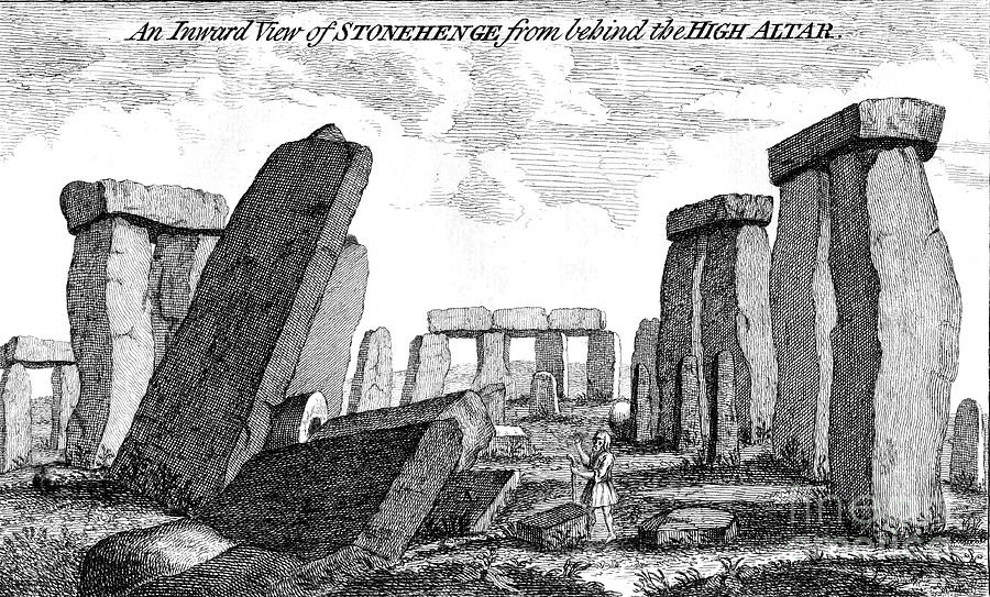 An Inward View Of Stonehenge Drawing by Print Collector