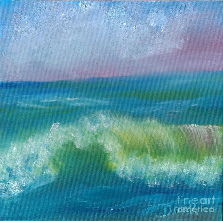 Seascape Painting - An Ocean Wave by Joanne Dour Seascape Painting - An Ocean Wave by Joanne Dour