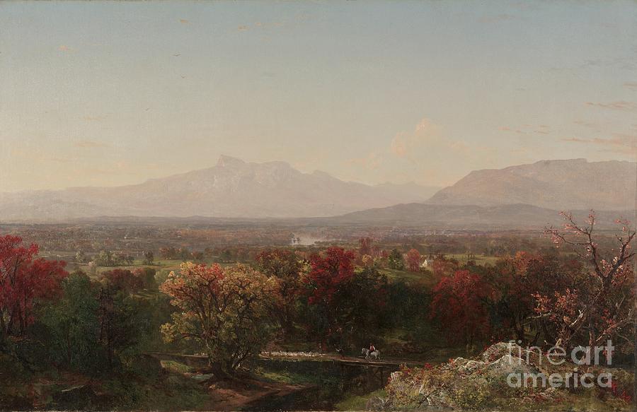 An October Day In The White Mountains Drawing by Heritage Images