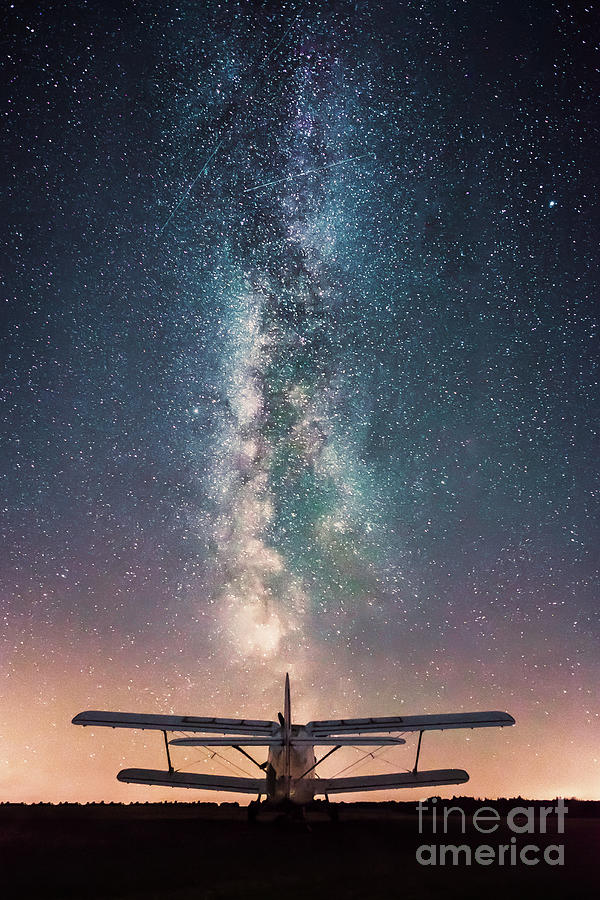 An Old Airplane Parked At An Aerodrome Photograph by Simon Alexander