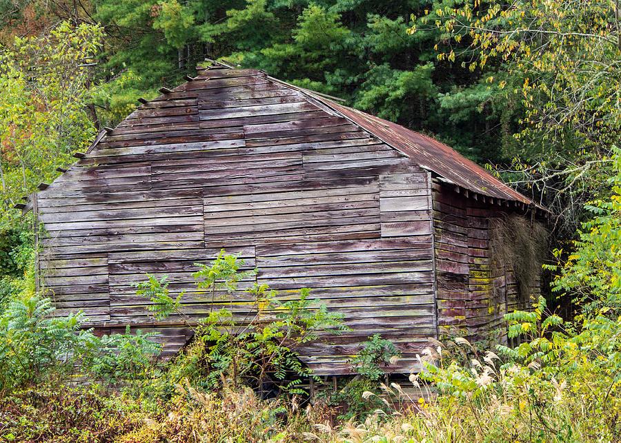 An Old Barn Outside Mars Hill, North Carolina Photograph by L Bosco