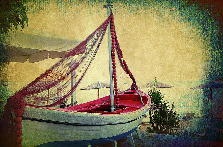 an Old Boat Photograph by Milena Ilieva