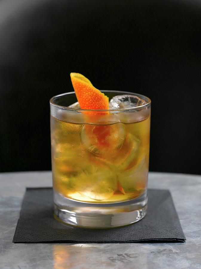 An old Fashioned Cocktail Photograph by Tim Winter