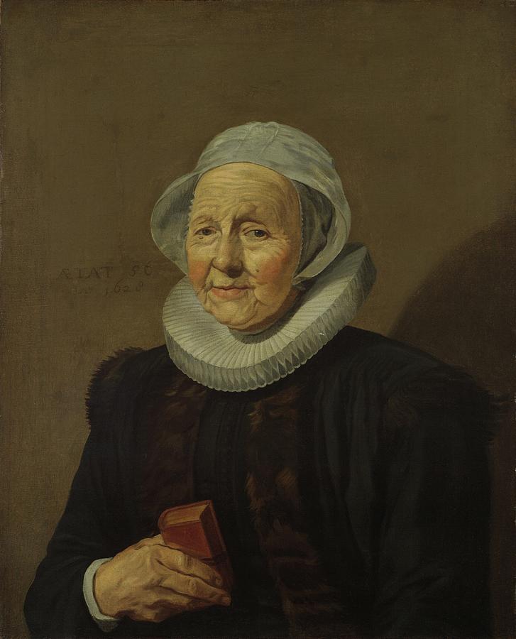 An Old Lady Painting by Frans Hals | Fine Art America