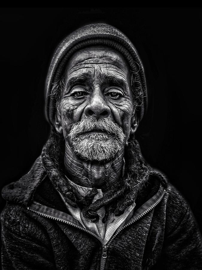 An Old Man Photograph by Pradiptamoy Paul