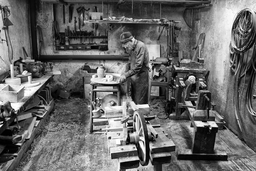 Tool Photograph - An Old Master In His Workshop by Bojan Kolman