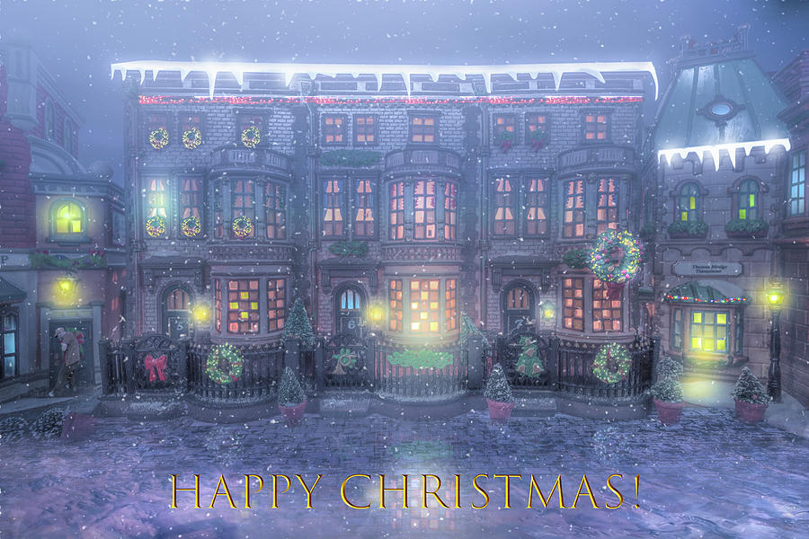 An Old World Christmas - Greeting Digital Art by Mark Andrew Thomas