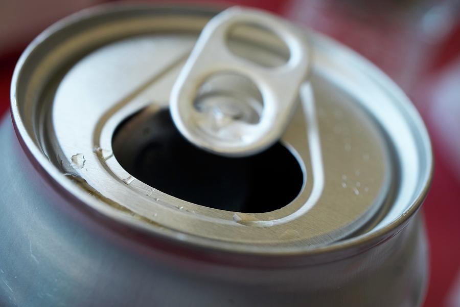 An Open Can Of Fizzy Drink Photograph by Brian Yarvin