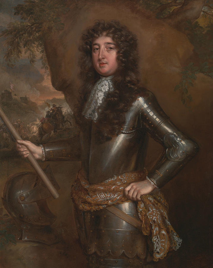 An Unknown Man, Probably the 9th Earl of Derby Painting by Willem Wissing