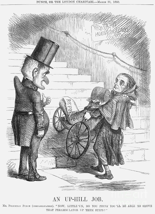 An Up-hill Job, 1860 Drawing by Print Collector