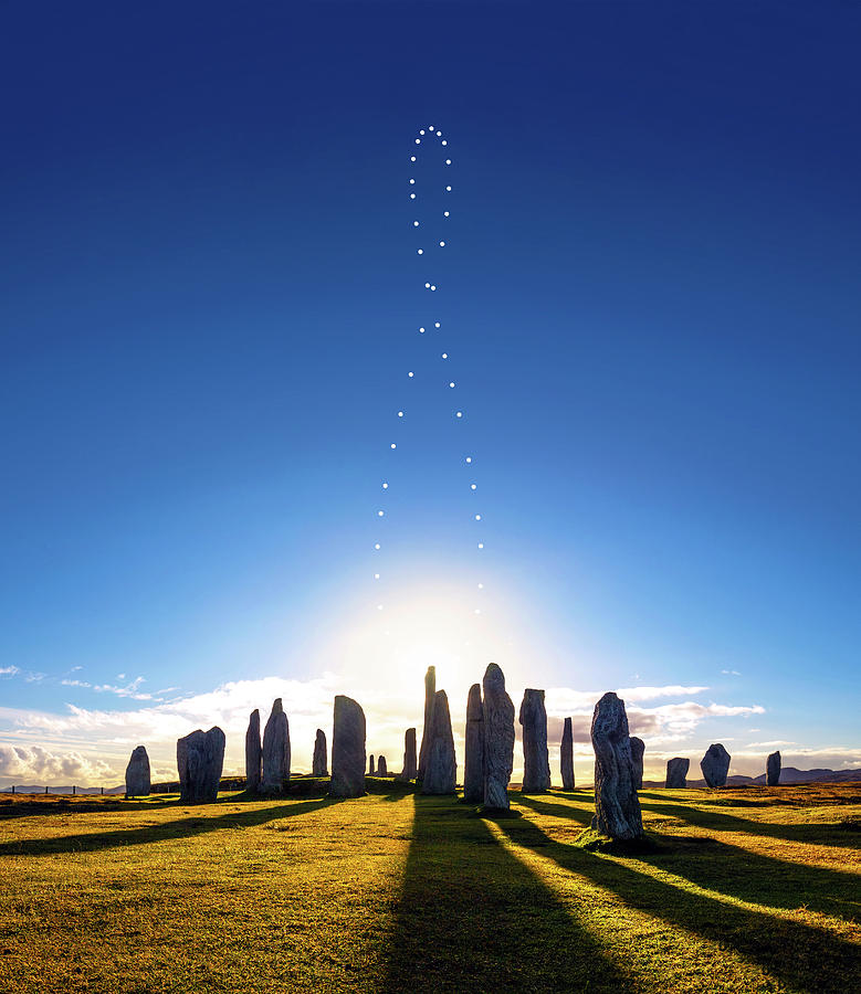 Analemma over Callanish Photograph by Giuseppe Petricca