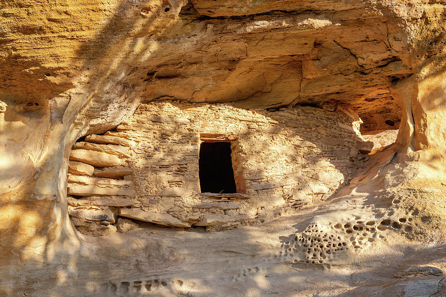 Anasazi Granary Close Up Photograph by Alex Mironyuk