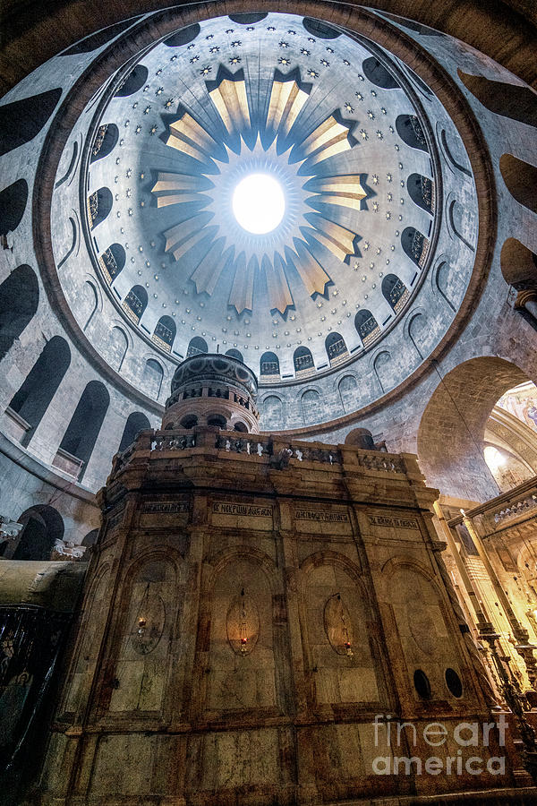 Anastasis Rotunda, Above The Aedicule In Church Of The Holy Sepulchre ...