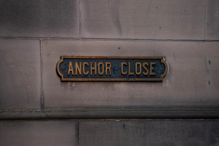 Anchor Close - Edinburgh Scotland Photograph by Bill Cannon