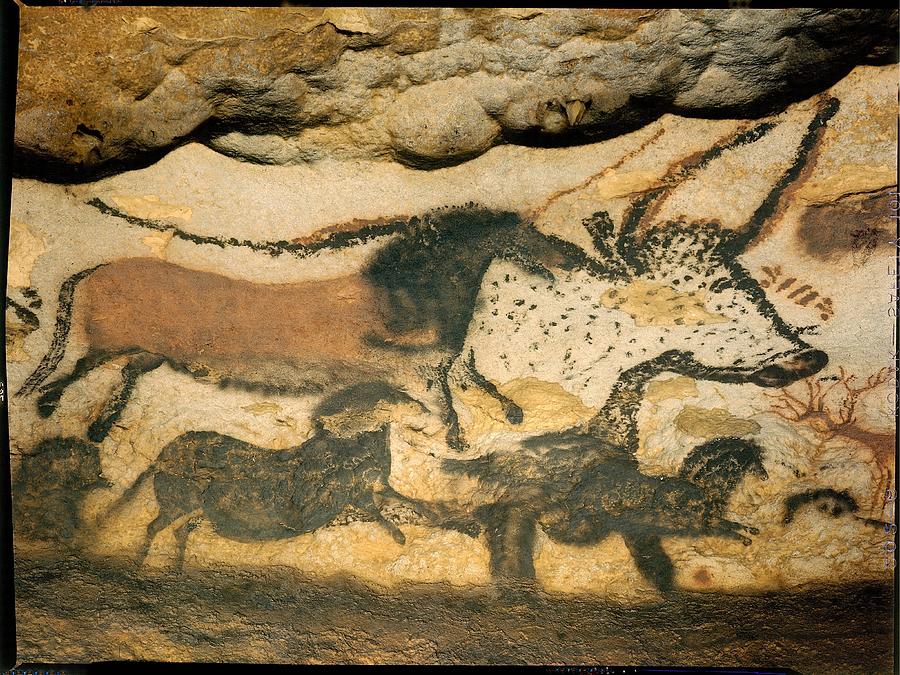 Ancient Artwork On The Walls Of The Photograph by Ralph Morse Ancient Artwork On The Walls Of The Photograph by Ralph Morse