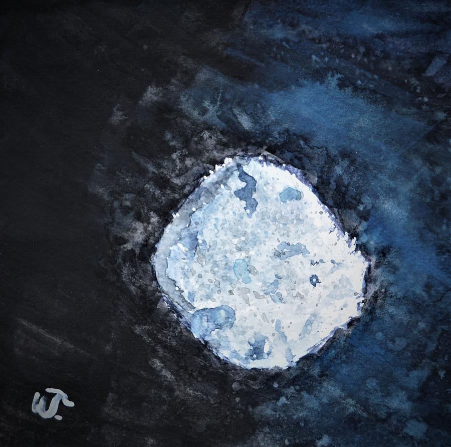 Ancient Asteroid Bennu Painting by Warren Thompson