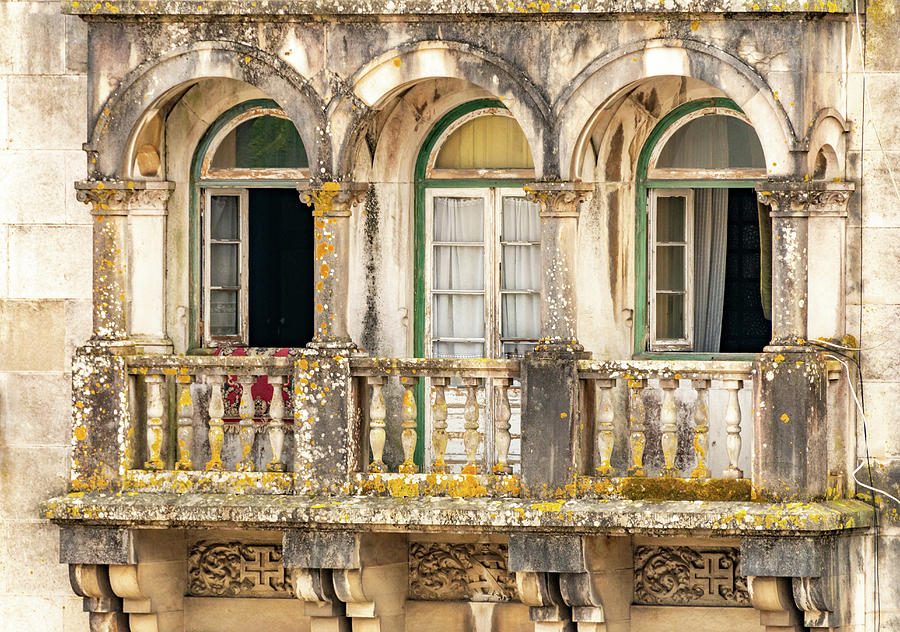Ancient Balcony of Sintra Photograph by Marcy Wielfaert