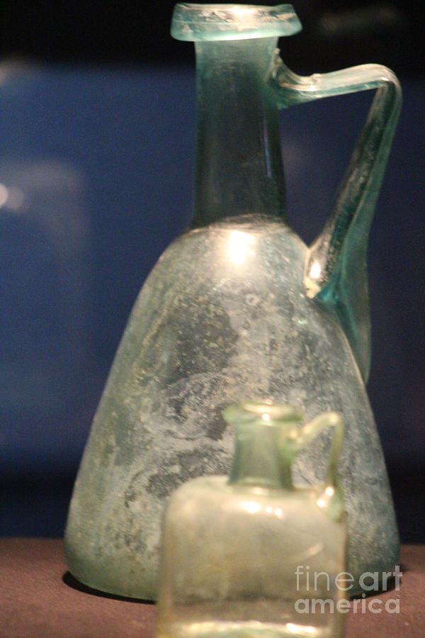 Ancient Bottles from Pompeii  Photograph by Colleen Cornelius