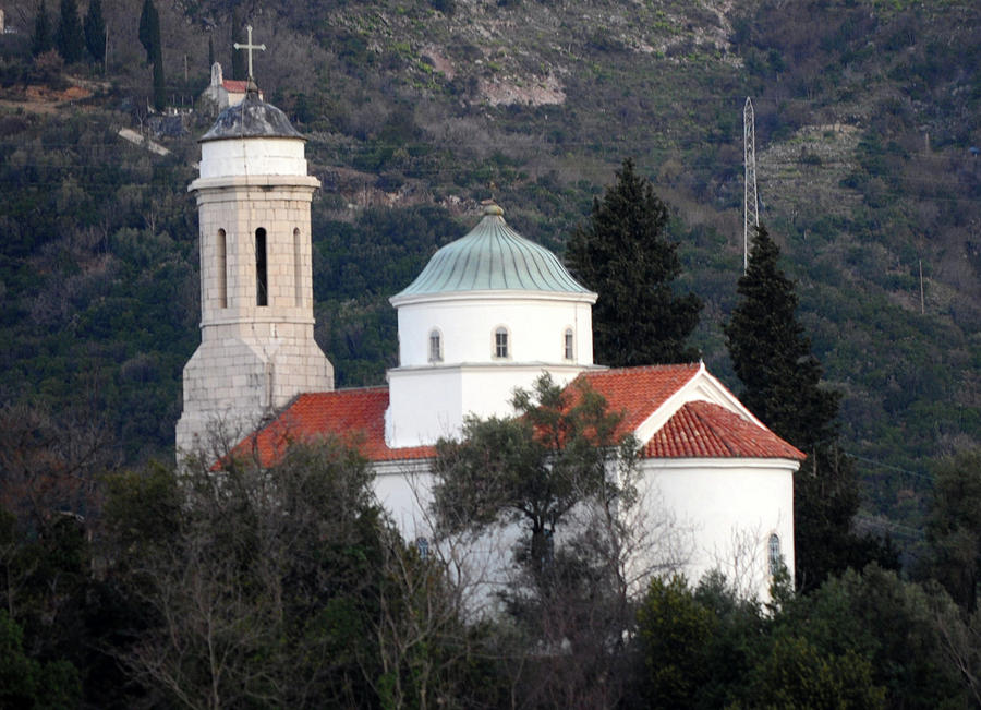 Ancient Church On Hillside In Kotor, Montenegro Photograph by Jay Milo