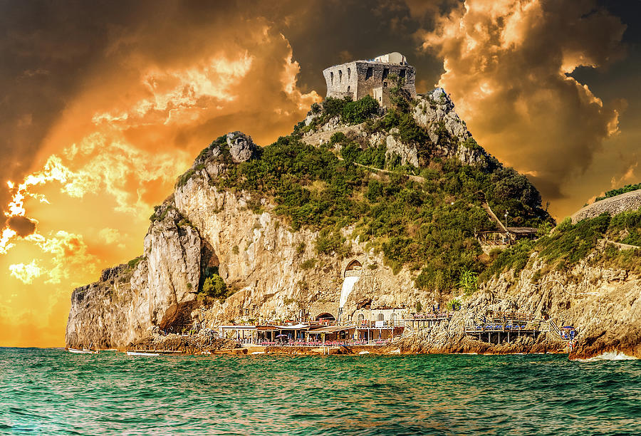 Ancient Fortress On Amalfi Coast Photograph by Vivida Photo PC